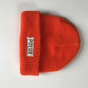Poler branded beanie